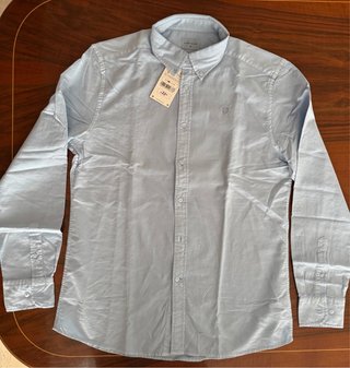 Camisa azul claro talla M Alvaro Moreno Algodón