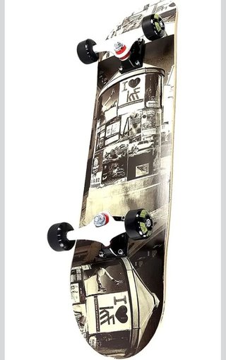 KRF Muppy City Skateboard 80×19,7 cm Multicolor