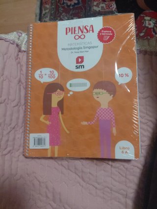 Libro Piensa Infinito Matemáticas 6A