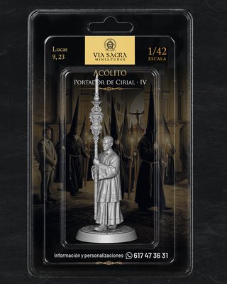 Via Sacra Miniatures Acólito con Cirial IV