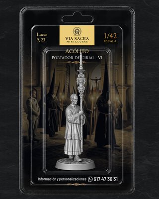 Via Sacra Acólito con Cirial VI 1/42