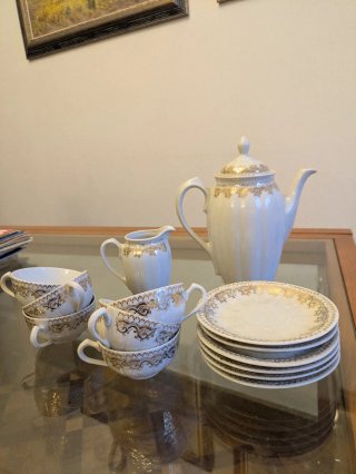 Juego de Café Vintage Santa Clara