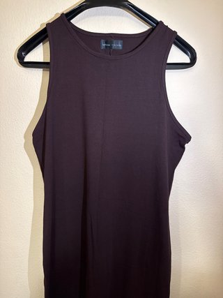 Vestido largo marrón Lefties