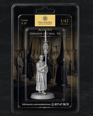 Via Sacra Acólito con Cirial VII 1/42