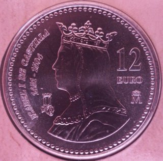 2004 CARTERA FNMT, IASABEL I DE CASTILLA, 12€