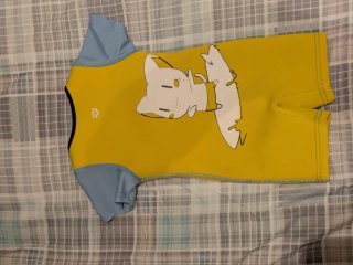 Traje de neopreno de bebés AWT Arena - Amarillo