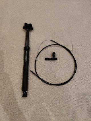 Tija telescópica Meroca para bicicleta