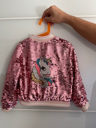 Chaqueta de Lentejuelas con Unicornio
