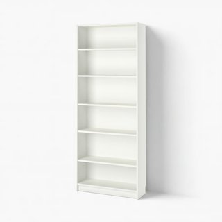 Estantería IKEA BILLY blanca montada, hay 2