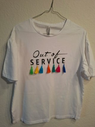 Camiseta Stradivarius Blanca