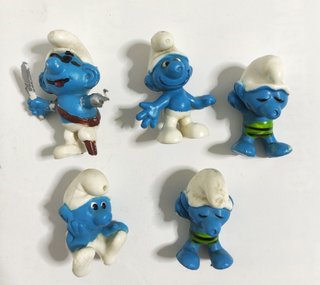 Lote figuras Los Pitufos – PVC vintage años 80/90