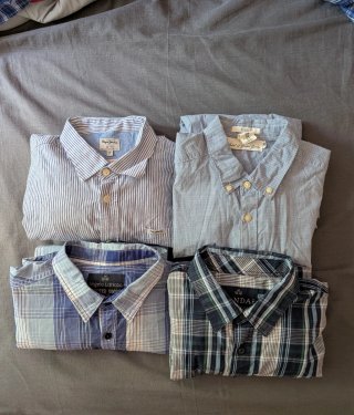 Lote de 4 camisas de hombre talla M