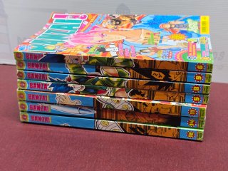 Lote 7 mangas BANZAI en Aleman del 2002