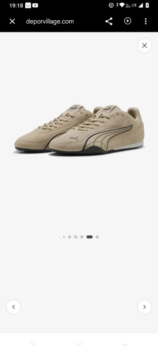 Zapatillas Puma Beige