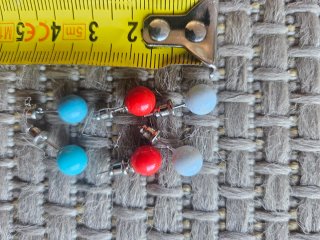 Set de 3 Pares de Pendientes de Bolas