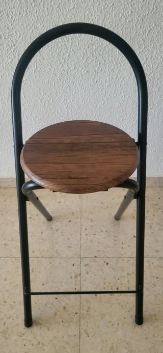 Taburete Plegable Estilo Industrial