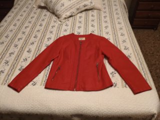 Chaqueta Roja de poliuretano
