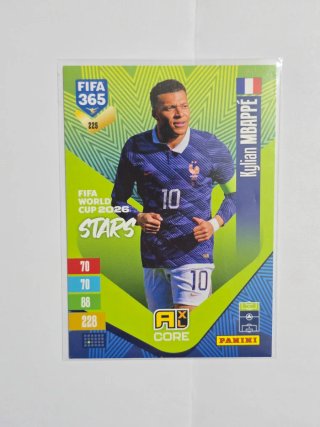 Cromo Kylian Mbappé Stars nº 225 Panini FIFA 365