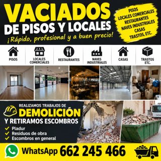 Vaciados y Limpieza