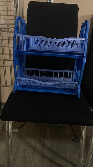 Escurridor de platos de dos niveles