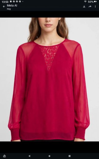 Blusa Roja Vero Moda Talla M