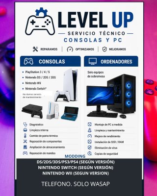 Mantenimiento portátil, Pc y consolas
