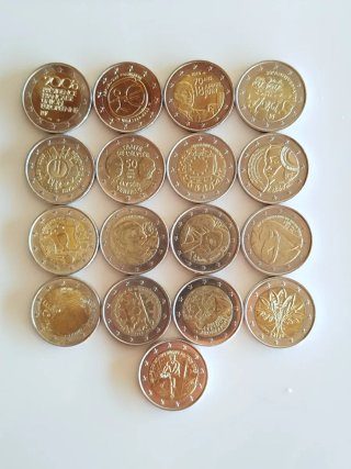 MONEDAS EURO DE FRANCIA CONMEMORATIVAS
