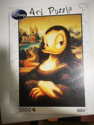Puzzle Disney Art Monalisa Daisy 1000 piezas