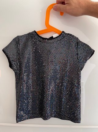 Camiseta de Brillantes Talla 8-9