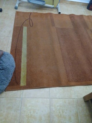 Alfombra con diseño geométrico