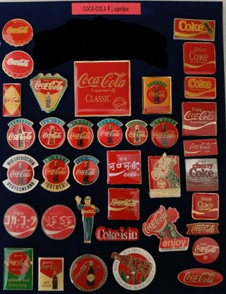Colección de 35 Pins Coca-Cola