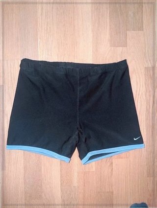 Mallas Cortas Nike Pro Negras y Azules - Talla S