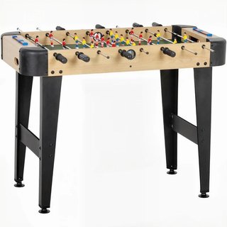 Futbolín de Mesa 92cm 22 Jugadores Madera Natural