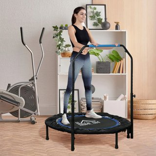 Cama Elástica Plegable Ø102 cm con Mango Ajustable