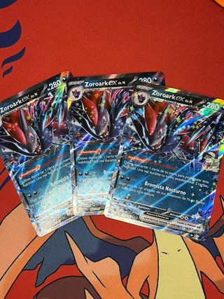 3 Cartas Pokémon Zoroark ex