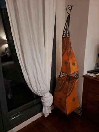 Lámpara de pie estilo étnico