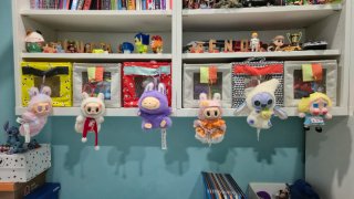 Colección de 6 Peluches Labubu