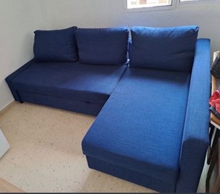 Sofá cama IKEA azul