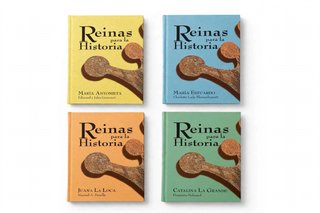 Lote 4 libros Reinas Historia - Tapa dura.