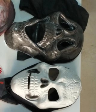 Set de 2 Máscaras de Calavera