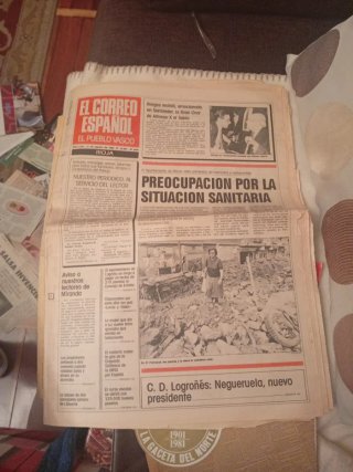 Periódico El Correo Español - El pueblo vasco 1983