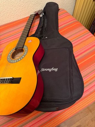 Guitarra con Estuche y Púa