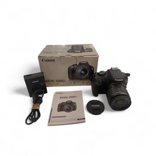 CAMARA DE FOTOS DIGITAL REFLEX CANON 1200S 18-55 MM + CARGADOR + CAJA