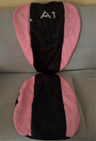 Fundas para Asientos de Coche Rosa y Negro