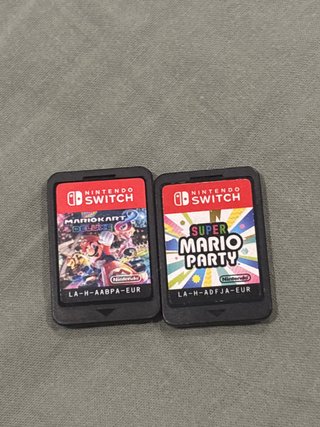 Mario Kart 8 Deluxe y Super Mario Party Switch