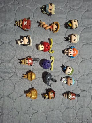 Lote de 17 figuras One Piece Kinder Joy