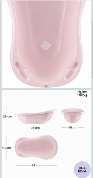 Bañera para bebé Hylat Baby rosa