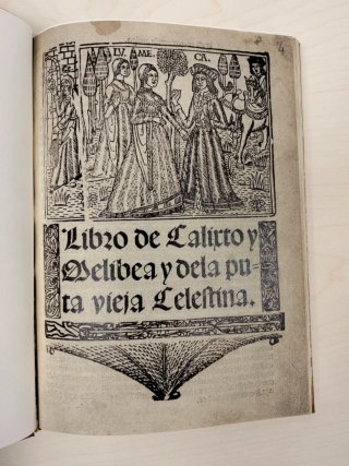 Libro antiguo de colección. La Celestina