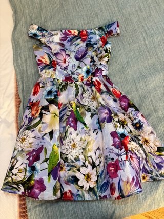 Vestido de fiesta Coosy estampado