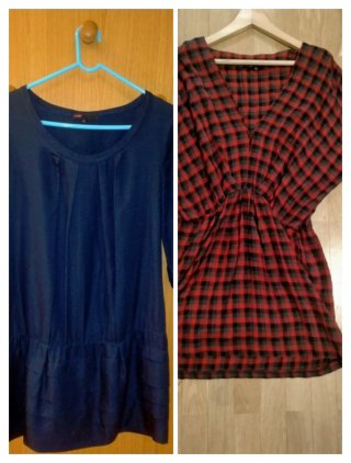 2 Vestidos cortos Maje lana